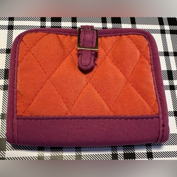 Vera Bradley Handbags - Vera Bradley Quilted orange and pink Wallet